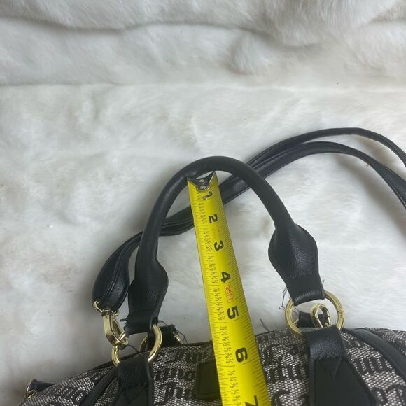 Juicy Couture small black Gothic satchel /shoulder bag gold tone accents - Picture 13 of 15